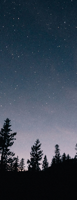 Fabric roller blind for window Starry sky