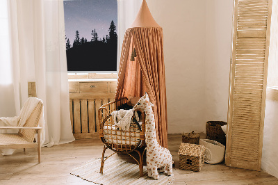 Fabric roller blind for window Starry sky