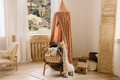 Fabric roller blind for window Mountain