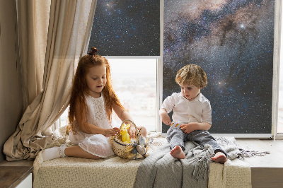 Blackout roller blind Milky Way
