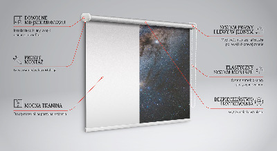 Blackout roller blind Milky Way