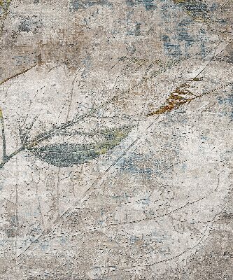 Fabric roller blind for window Reflected leaves