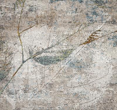 Fabric roller blind for window Reflected leaves