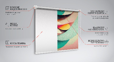 Blackout roller blind for window Abstraction