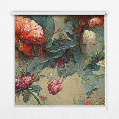 Fabric roller blind for window Meadow