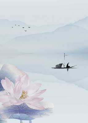 Blackout roller blind A fisherman on a boat