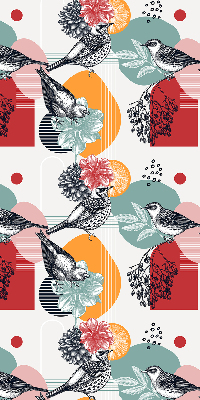 Blackout roller blind Birds