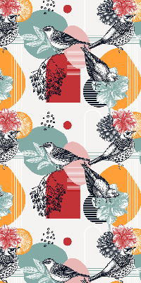 Blackout roller blind Birds
