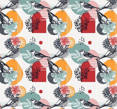 Blackout roller blind Birds