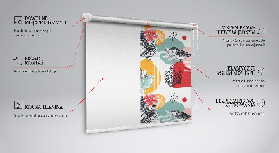Blackout roller blind Birds