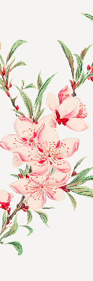 Blackout roller blind for window Pink flower