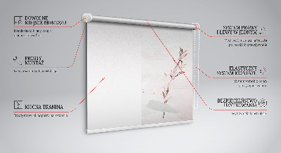 Fabric roller blind for window A crumpled piece of paper