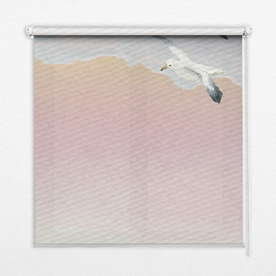 Blackout roller blind Flying birds