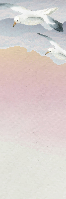 Blackout roller blind Flying birds
