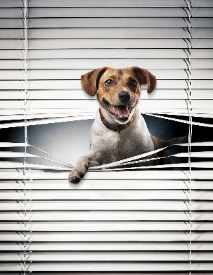 Fabric roller blind for window Dog