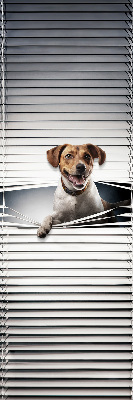 Fabric roller blind for window Dog