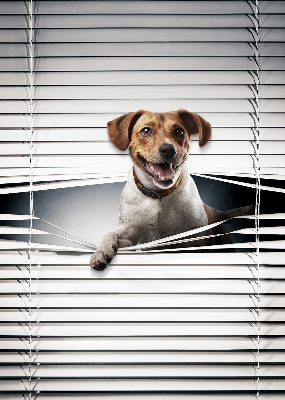 Fabric roller blind for window Dog