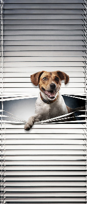 Fabric roller blind for window Dog
