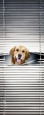 Blackout roller blind for window Golden Dog