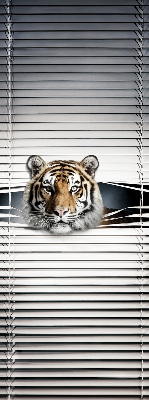 Fabric roller blind for window Tiger