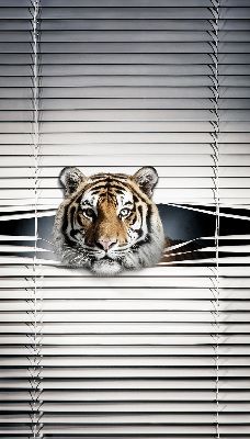 Fabric roller blind for window Tiger