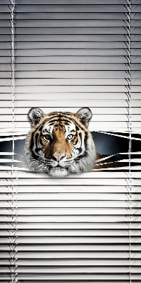Fabric roller blind for window Tiger