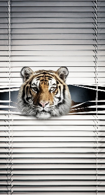 Fabric roller blind for window Tiger