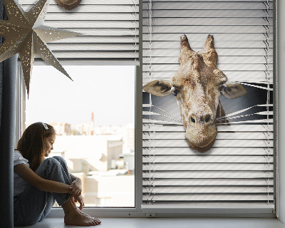 Blackout roller blind for window Giraffe