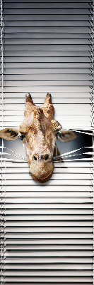 Blackout roller blind for window Giraffe