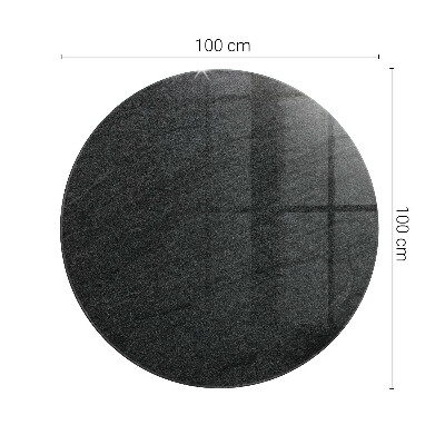 Table glass round Stone texture motif