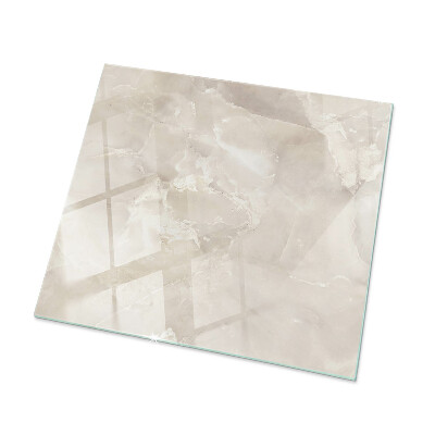 Rectangular glass to coffee table Marble graphic composition