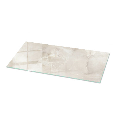Rectangular glass to coffee table Marble graphic composition