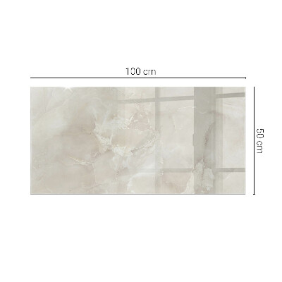Rectangular glass to coffee table Marble graphic composition