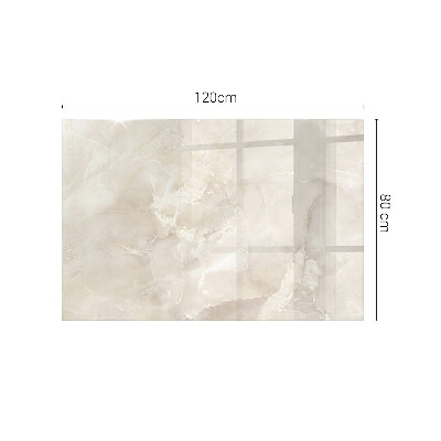 Rectangular glass to coffee table Marble graphic composition
