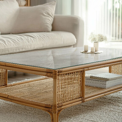 Rectangular top table Scratches on the concrete surface