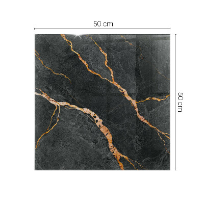 Rectangular glass to coffee table Marble veins in design