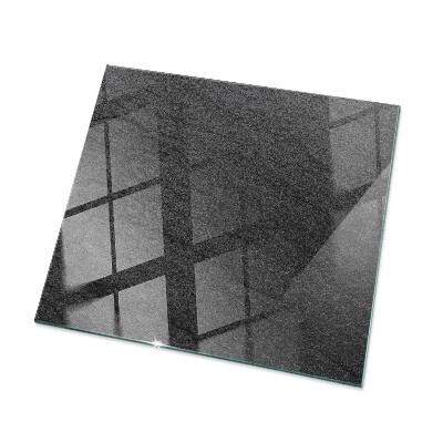 Rectangular tempered glass table top Stone texture motif