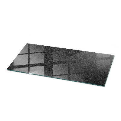 Rectangular tempered glass table top Stone texture motif