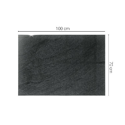 Rectangular tempered glass table top Stone texture motif