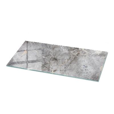 Rectangular glass to coffee table Stylish marble pattern