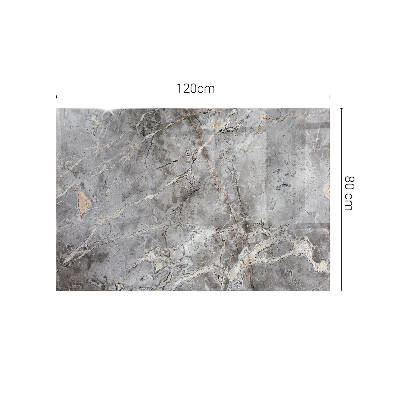 Rectangular glass to coffee table Stylish marble pattern