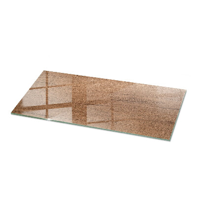 Rectangular tempered glass table top Marble graphic composition
