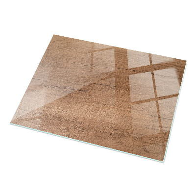 Rectangular tempered glass table top Marble graphic composition