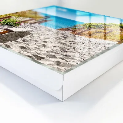 Wall mounted key box Coastal path