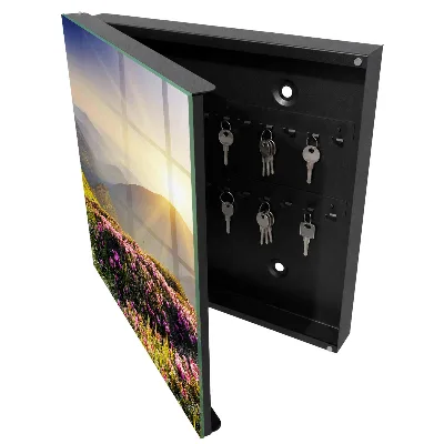 Key box for wall Mountain sunrise