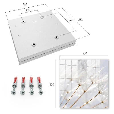 Wall mounted key box lightness of nature design