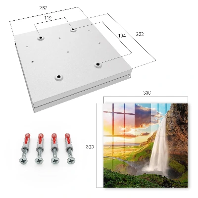 Key box for wall Stunning landscape