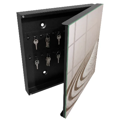 Wall mounted key box Zen garden