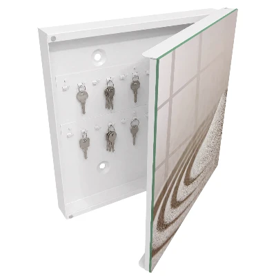 Wall mounted key box Zen garden