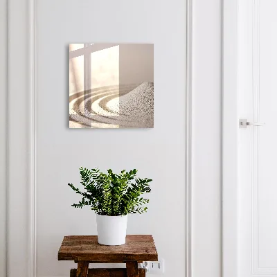 Wall mounted key box Zen garden